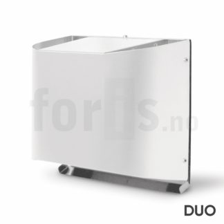 Ventilasjonshette for tynne vegger for Blauberg DUO - Hvit