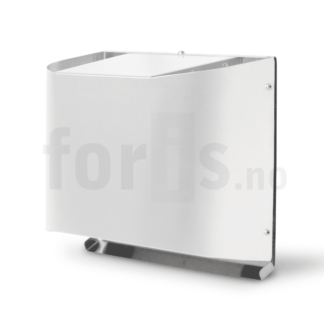 Ventilasjonshette for tynne vegger Hvit