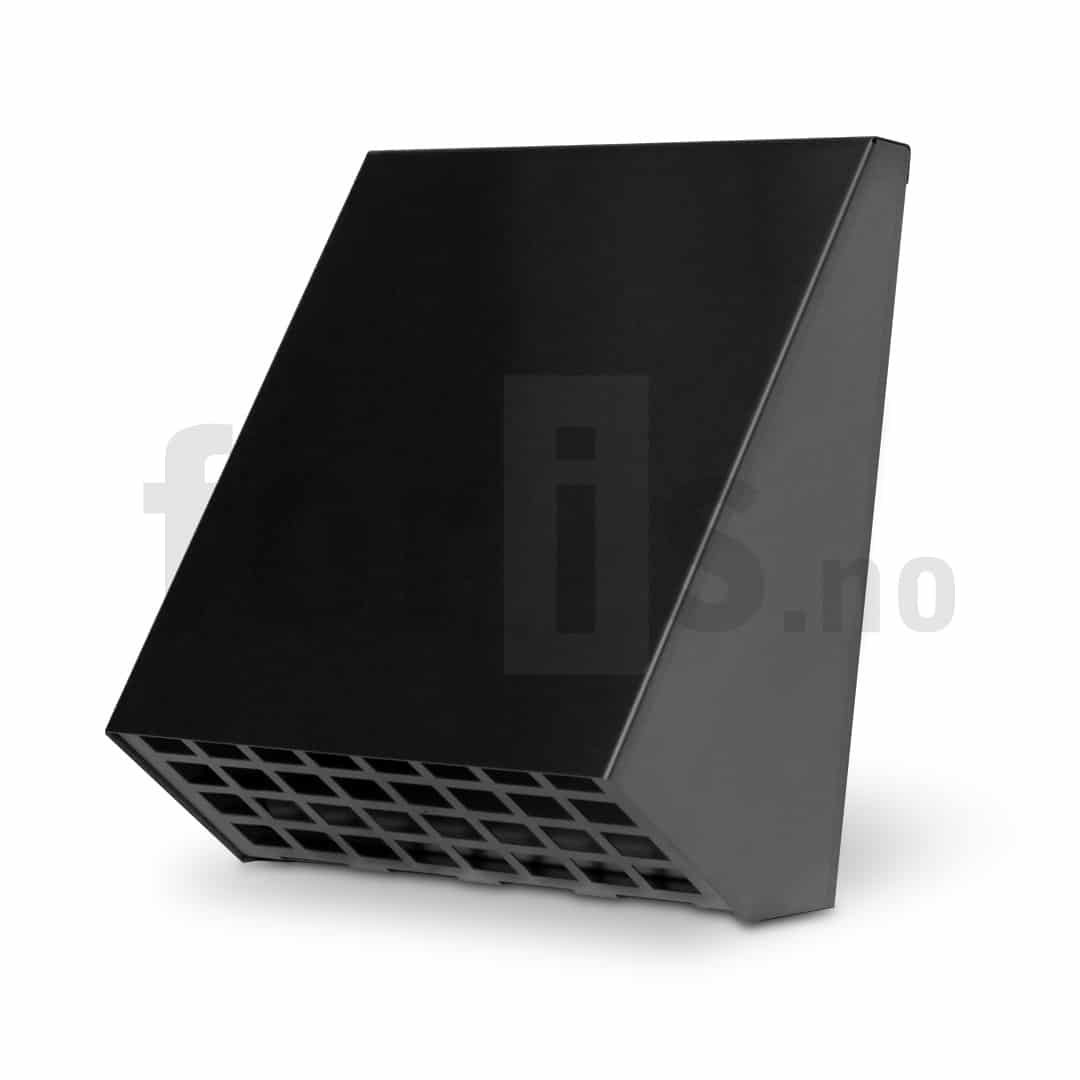 Ventilasjonshette Svart