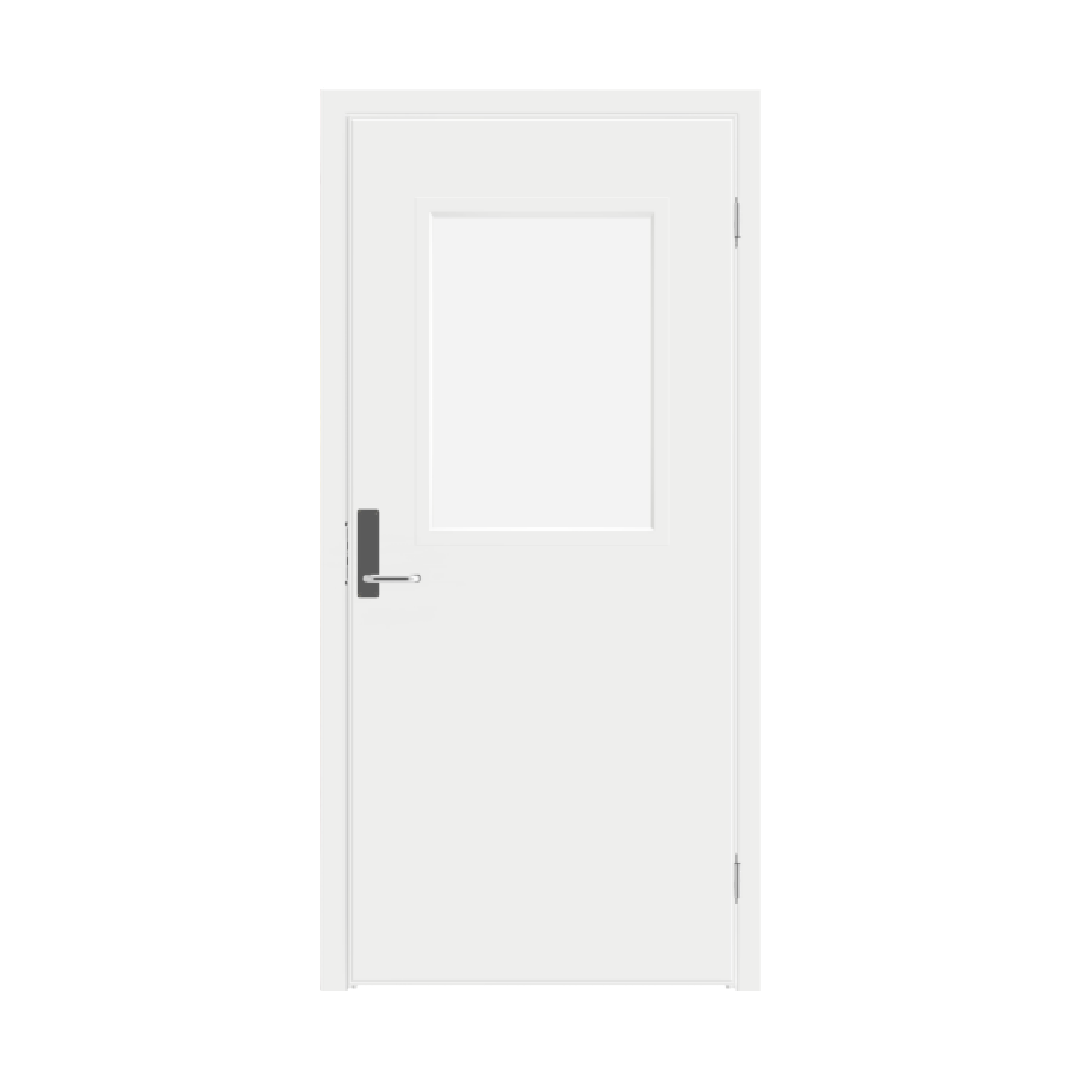 Fjøsdører glassfiber dør hvit H Foris
