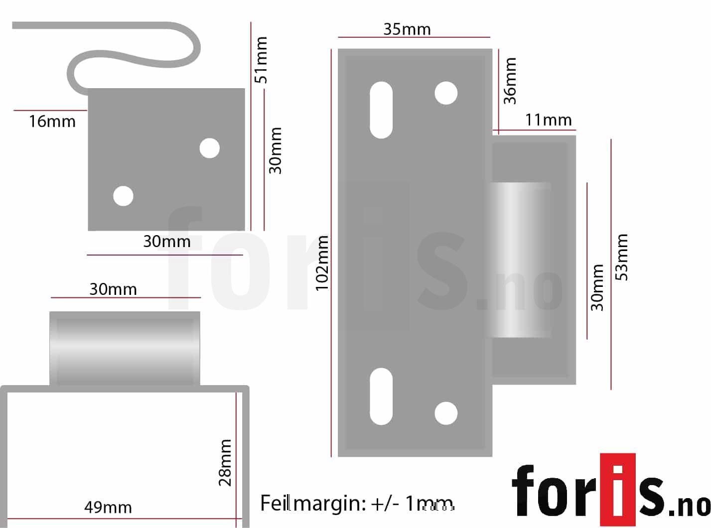 Lydbøyle type D, Eske a 50 stk - Bilde 2