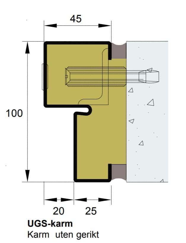 90 x 210 Ulefos A60-S - Bilde 2