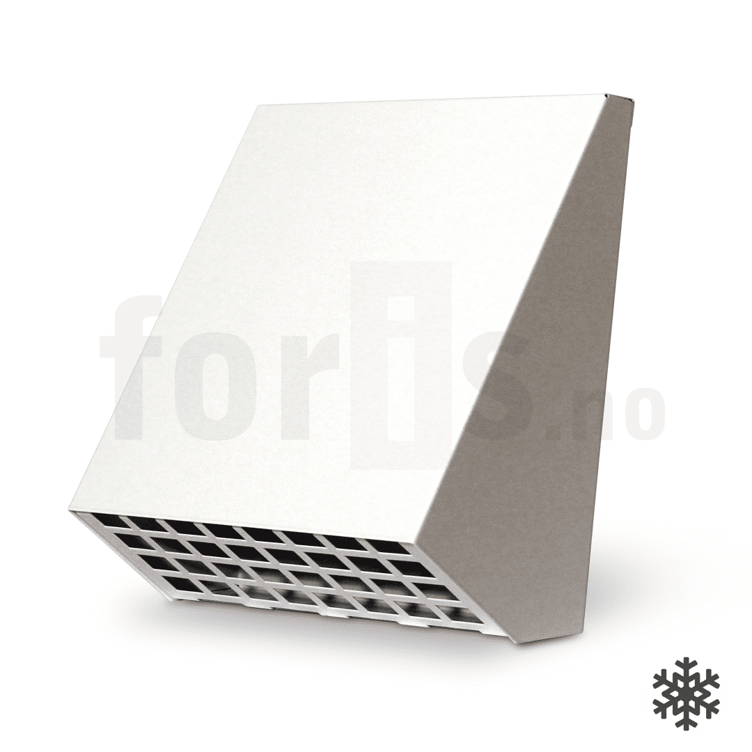 Ventilasjonshette Arctic Hvit - for ekstrem kulde