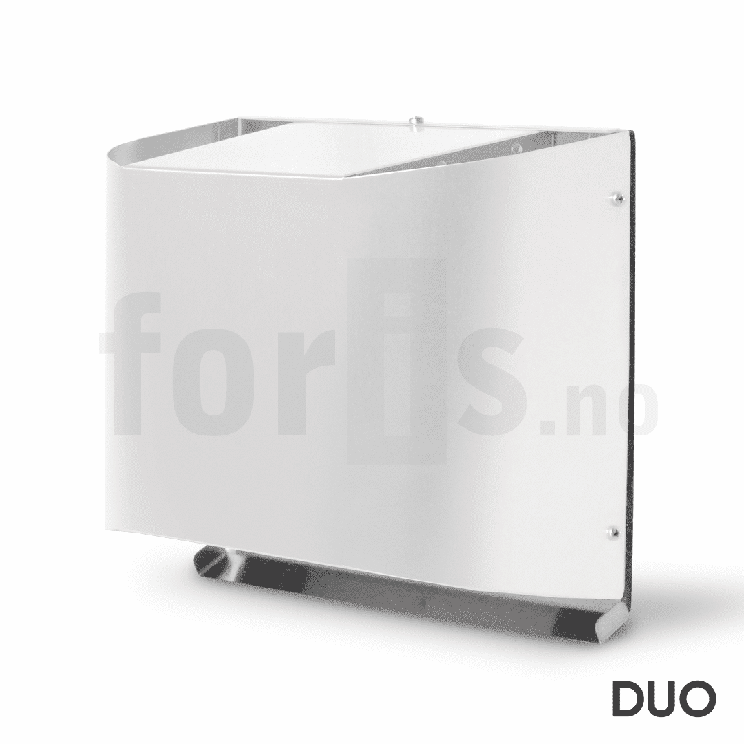 Ventilasjonshette for tynne vegger for Blauberg DUO - Hvit