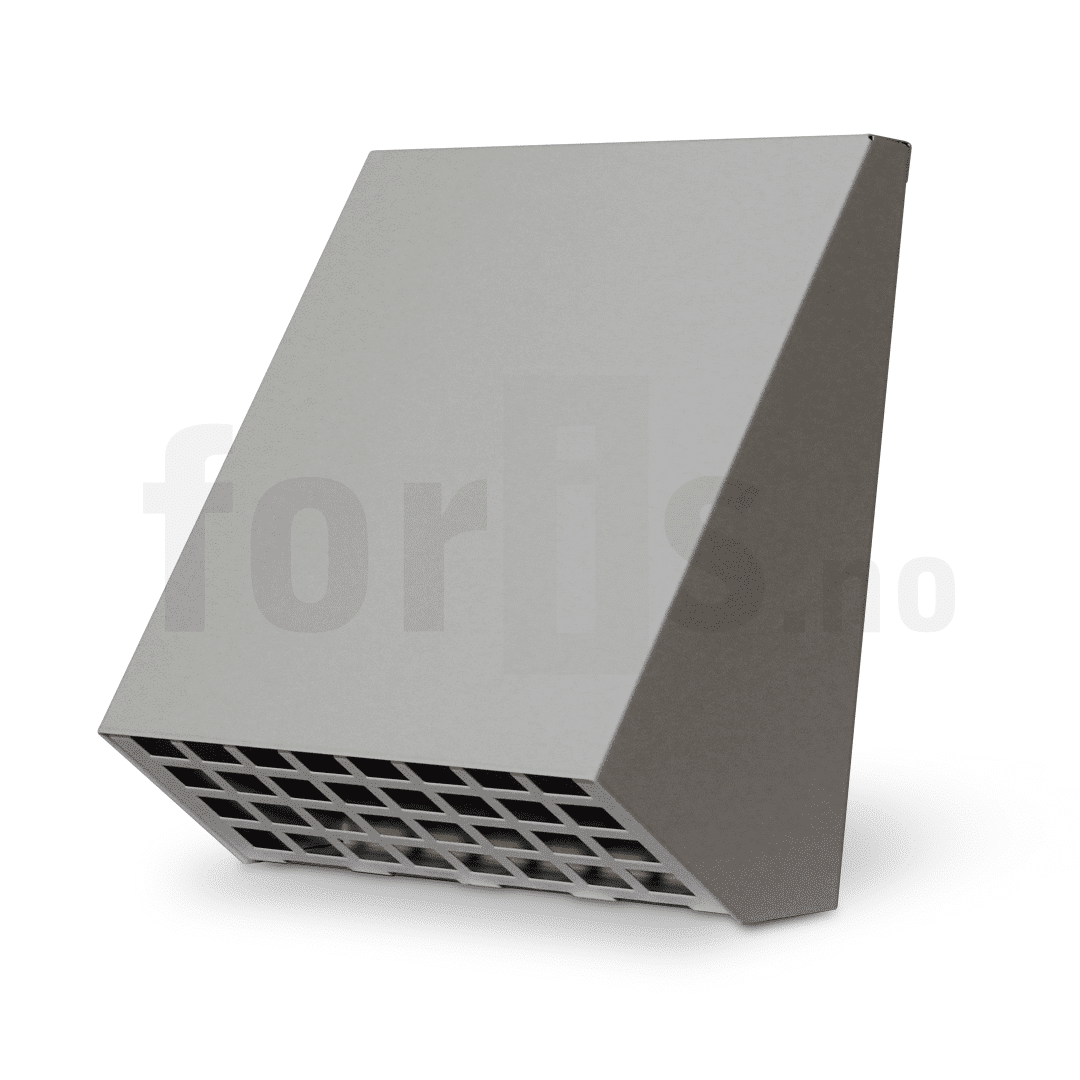 Ventilasjonshette Grå
