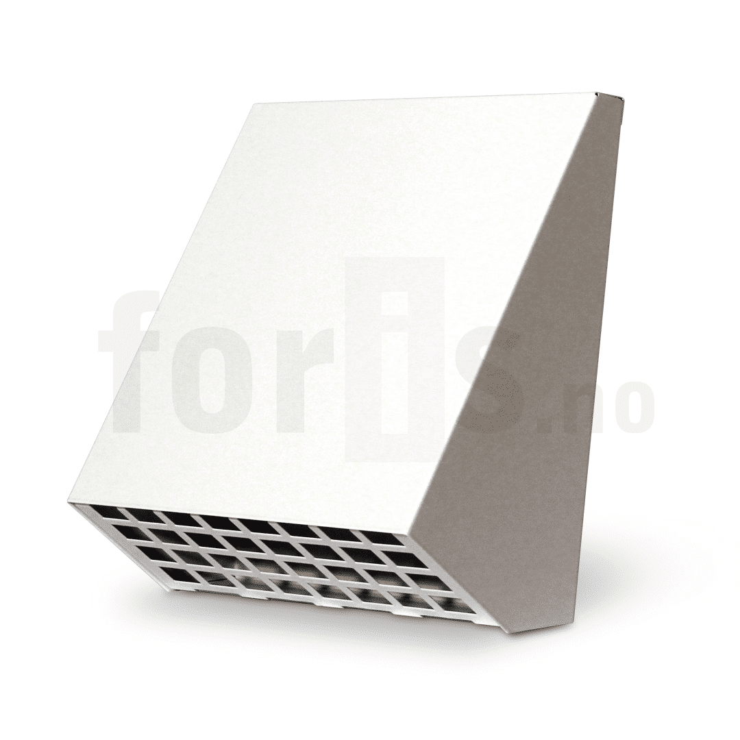 Ventilasjonshette Hvit