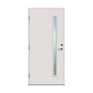 NordicDoor Ytterdør Emma ultra hvit med klart glass V